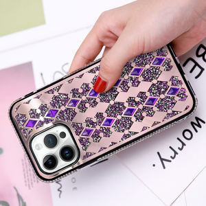 เคสฝาหลังโทรศัพท์มือถือ TPU กระจกติดเพชรหรูหราสำหรับ <span class=keywords><strong>OPPO</strong></span> R17 Pro Reno4 Pro 5G เด็กผู้หญิง - Product Image 4