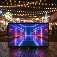 Table de DJ portable avec écran vidéo LED, façade de table de DJ pliable pour les événements de clubs de musique