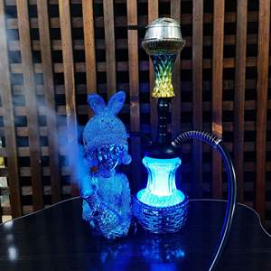 Decoración creativa para el hogar Hookah único Nargila resina artesanías luz lujo chica decoración espejo Shisha Chicha - Product Image 2