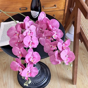 Flor Artificial de Orquídea Mariposa Ins9, Flor Elegante para Sala de Estar, Mesa de Comedor, Salón de Bodas, Decoración Floral Duradera - Product Image 4