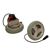 Kit moteur de roue électrique durable de 8 pouces pour fauteuil roulant, moteur à engrenages sans balais 24V 250W étanche IP65