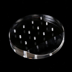 Tablero de Exhibición de Brocas para Uñas de Acrílico Transparente con 12 Orificios, Soporte Portátil para Herramientas de Manicura - Product Image 4