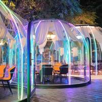 Prix d'usine personnalisé serre hôtel vie restaurants carte PC maison dôme géodésique tente dôme