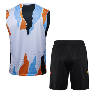 Custom OEM Adult Sleeveless <b>Football</b> Jersey <b>Set</b> Soccer Wear - Product Image 2