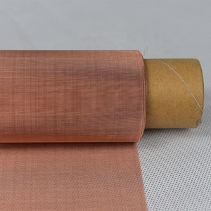 Tùy chỉnh 99.9% tinh khiết dệt dây đồng Lưới Màn hình vải lưới Đồng Net che chắn đồng Net cho lọc nước - Product Image 1