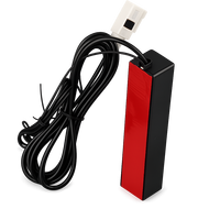 Penguat Antena Mobil Tersembunyi 20dB Gain AM/FM Radio Aerial 12V Pengganti Universal Aksesori Mobil FAKRA-B Female