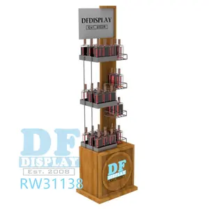 Whisky wine store display rack for sale wine rack luxury wine display unit shelf for bottles stand for alcohol