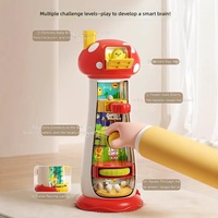 Jouet ludique parcours d'obstacles en plastique pour enfants de 4 à 14 ans et plus, stimulant la coordination œil-main, défi amusant pour les jeunes, maison champignon