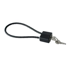 กุญแจล็อค WEKIS สแตนเลสทรงกระบอก พร้อมสายเคเบิลเหล็กหุ้มเกราะ ป้องกันการโจรกรรม  แบบรหัสผสม  ระบบสแกนลายนิ้วมืออัจฉริยะ ขนาด 60 มม. ไม่ต้องใช้กุญแจ - Product Image 5