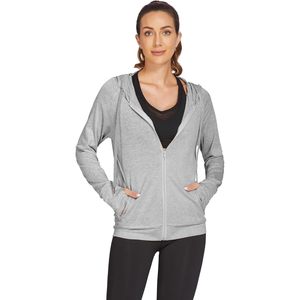 Sweat-shirt à fermeture éclair intégrale pour femme FOXA, respirant, avec poches, sweat-shirt de sport - Product Image 4