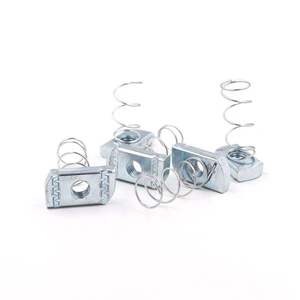 Nhà Máy Giá đáng tin cậy kẽm mạ kênh mùa xuân <span class=keywords><strong>Nut</strong></span> Fastener Heavy Duty <span class=keywords><strong>strut</strong></span> <span class=keywords><strong>Nut</strong></span> M6 M8 M10 M12 Carbon thép mùa xuân hạt - Product Image 1