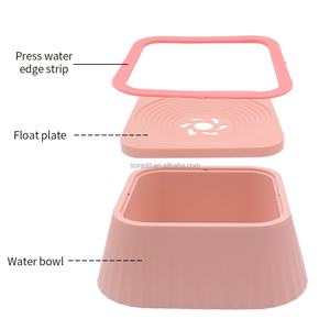 Spill-Proof Automatic <b>Plastic</b> <b>Dog</b> & Cat Water <b>Bowl</b> No Splash Eco-Friendly Pet Feeder for Indoor/Outdoor Use - Product Image 3