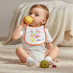 Custom <b>Lace</b>-up Water-Proof Art Deco Anniversary Paper <b>Rope</b> Sublimation Baby Bibs Blank - Product Image 4