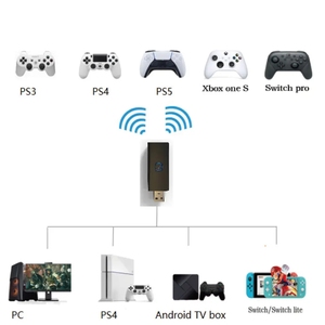 อะแดปเตอร์ USB BT <span class=keywords><strong>ไร้</strong></span><span class=keywords><strong>สาย</strong></span>สำหรับ <span class=keywords><strong>PS4</strong></span> PS5เกมแพดตัวแปลงสายอะแดปเตอร์ AV สำหรับตัวรับสัญญาณ PS5 NS PC - Product Image 5