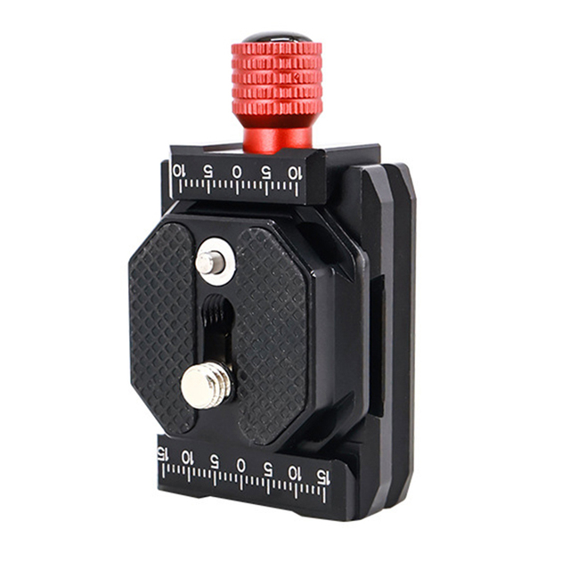 KAMPHO 38mm Dual Arca-Swiss System Quick Release Plate with 1/4" and 3/8" Screw Thread for Tripod, Monopod, Stabilizer, Slider