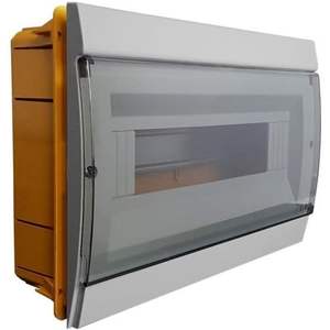 Tablero de Distribución Modular Empotrado Gris 10 14 Módulos DIN IP40 RAL7035 COD 970 12 - Product Image 1