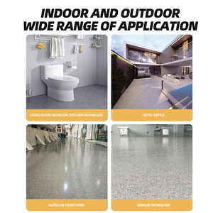 Industrial-Grade Epoxy Floor Paint with <b>Color</b> <b>Sand</b> for Concrete Cement Floors Self-Leveling Concrete Coating - Product Image 6