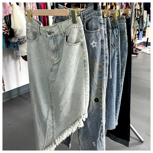 Bulk Buying Women's 2025 High <b>Waist</b> Casual <b>Jeans</b> Cotton <b>Elastic</b> High <b>Waist</b> <b>Jeans</b> with Random Delivery Bag Women's Pants <b>Jeans</b> - Product Image 4