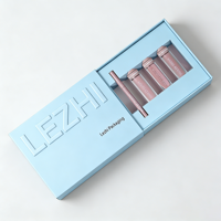 Boîte d'emballage personnalisée pour kit de maquillage en gros : Rouge à lèvres liquide, gloss, crayon à lèvres, avec cordon