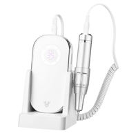 Machine à polir les ongles E File - Alimentation longue durée, accessoires multiples, embouts en alliage durable pour ongles épais UV207