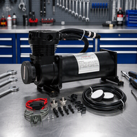 Compresseur de pression YCAN 12V ou 24V AS-C305B pour camion, voiture, bateau, kit de réservoir de compresseur d'air avec système de klaxon 200 PSI ABS+Fer