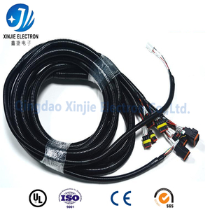 Harness Kabel Otomotif Kustom Bersertifikasi UL/CE/VDE, Perakitan Kabel Tahan Air dengan Konektor Tertutup untuk Sistem Mesin Mobil - Product Image 2