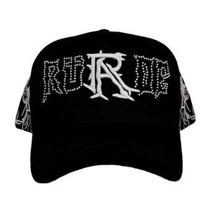 Gorras <span class=keywords><strong>de</strong></span> Gamuza Personalizadas <span class=keywords><strong>de</strong></span> 5 Paneles con Visera Curva, Estilo Deportivo, Barbas, DeathRow, LA <span class=keywords><strong>Dodgers</strong></span>, con Logotipo Bordado, Fabricante Personalizado - Product Image 1