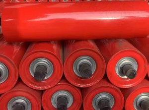 Chất lượng cao gang và uhmwpe băng tải idlers và điện Con lăn mới nhà máy cung cấp cao su vành đai băng tải các bộ phận - Product Image 2