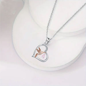 Женское ожерелье с розовой лентой - Product Image 3