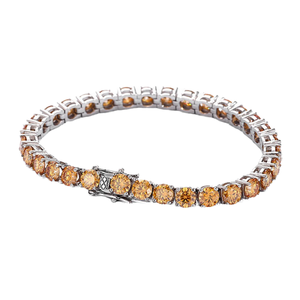 J&C Luxury 3mm 4mm Moissanite Tennis Bracelets for <b>Men</b> Women VVS Lab Diamond 925 Sterling Silver Best Gifts - Product Image 1