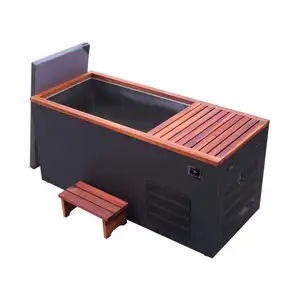 Banheira de gelo de mergulho frio para uso interno e externo com refrigerador, venda quente personalizada de fábrica