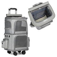Meilleures ventes de produits poussette pour animaux de compagnie en plein air pour week-end, double landau de Camping, double poussette pour chat