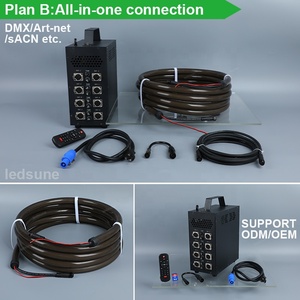 Tubo de Silicona <span class=keywords><strong>LED</strong></span> RGBW DMX Negro 360, Luces <span class=keywords><strong>LED</strong></span> Flexibles de Neón para Clubes, Tubo de Neón Negro Programable para Festivales de Música Rave - Product Image 4
