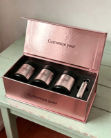 Scatole Personalizzate per Cosmetici, Confezioni Regalo per Prodotti Skincare e Scatole Pieghevoli a Due Pezzi con Stampa a Colori