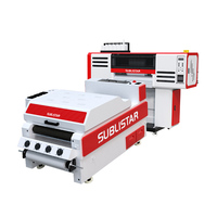 Imprimante DTF automatique multifonctionnelle pour impression directe sur film de 24 pouces, 2 têtes d'impression I3200, S9 Pro Powder