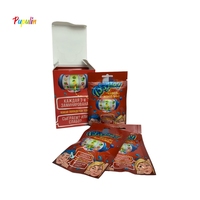 Bonbons à mâcher de couleur bleue pure personnalisés en gros pour bonbons à la gelée de saveur fruitée ronde et sucrée