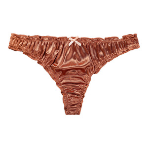 King Mcgreen <span class=keywords><strong>Star</strong></span> da donna 100% mutandine di seta da donna senza cuciture comode mutandine in raso traspirante Sexy - Product Image 2