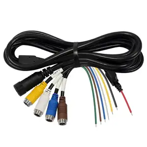 27-Pin Multi-Channel Transmission Vehicle Camera Signal Cable Noise-Free Connectivity For Seamless Surveillance Of Cars Monitors