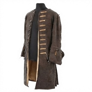 Manteau long en laine vintage pour homme, style historique, vêtement d'extérieur pour l'hiver - Product Image 1