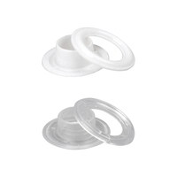 Oeillets en plastique de 4/5,5/7/8/10/12/14/16 mm, boucle de boîte à chaussures, boucle de trou en plastique, boucle d'inspection, rivet en nylon, rivets en cuir, boutons