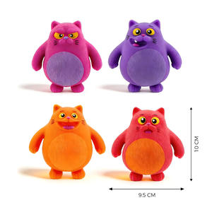 Giocattolo Antistress per Gatti Personalizzato in TPR Elastico e Sicuro, OEM ODM, Giocattolo Morbido Antistress EN71/ASTM MOQ 24000 pezzi - Product Image 2