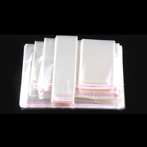 Biểu tượng tùy chỉnh rõ ràng tự dính Túi OPP LDPE đóng gói Giấy bóng kính OPP Túi nhựa cho quần áo bao bì - Product Image 3
