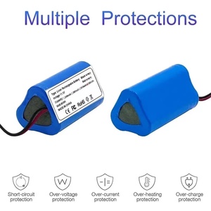 Batería de Iones de Litio Cilíndrica de Alta Calidad de 11.1V y 2600mAh, Repuesto para la Aspiradora Robótica Húmeda <span class=keywords><strong>CECOTEC</strong></span> CONGA Slim 890 - Product Image 5
