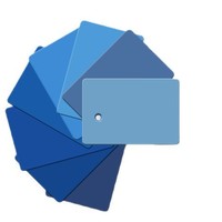 Poudre de plastique thermodurcissable de couleur bleu teinté RAL pour pulvérisation électrostatique, revêtement pour la construction, les automobiles, résistant aux UV
