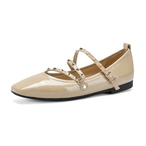 <span class=keywords><strong>Comode</strong></span> <span class=keywords><strong>Scarpe</strong></span> Mary Jane in Vera Pelle, Traspiranti e Leggere, Calzature Estive e Autunnali da Donna - Product Image 2