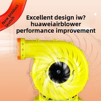Souffleur d'air moulé par injection Warwick Fan certifié CE/GS 15 HP/2 HP, norme UE 230 V, pour châteaux gonflables et toboggans commerciaux en PP