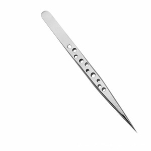 Diy Tweezers 140mm Straight Tip Stainless Steel Antistatic For Electronic Repair Industry Use - Product Image 4