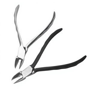 Coupe-ongles en acier inoxydable MORGANS INDUSTRIES, lame plate, pointe affûtée, ouverture large, durable, professionnel, pour ongles épais d'adultes - Product Image 1