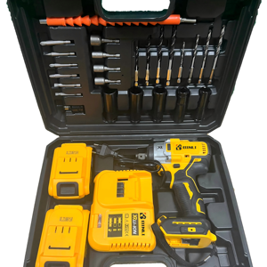 Juego de llaves inalámbricas de fábrica Kit de herramientas eléctricas profesionales Máquina de llave de impacto de 21V - Product Image 2