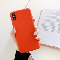 Coque de protection arrière en silicone liquide TPU pour iPhone X XR XS 11 12 13 14 15 16 Pro Max 7 Plus
